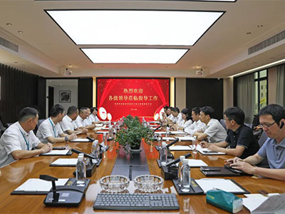 拼經(jīng)濟 促發(fā)展！溫州灣新區(qū)黨工委副書記謝忠誠率隊赴集團開展調(diào)研督導(dǎo)活動